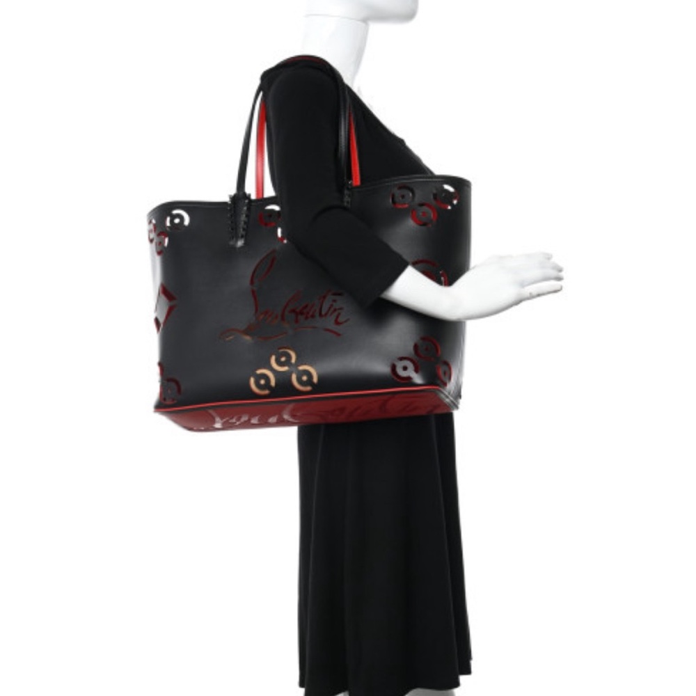 Christian Louboutin perforated tote w/ COA - Picture 5 of 13